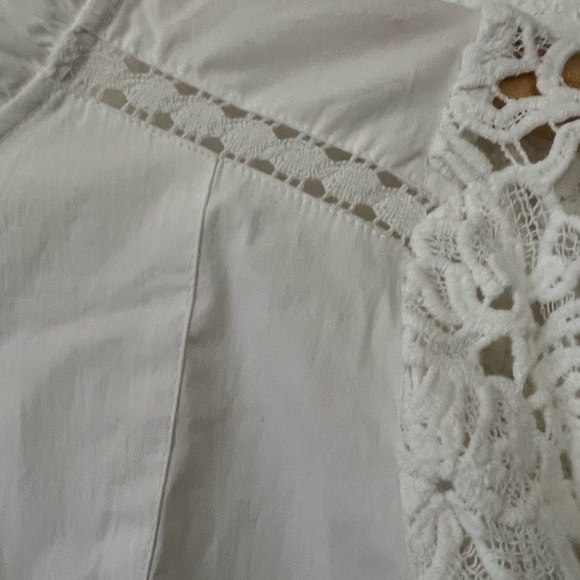 New The Odells blouse lace sleeves  XS - Picture 6 of 9